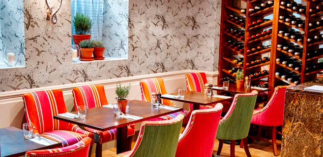 Inside Metro Bistro at Levin Hotel